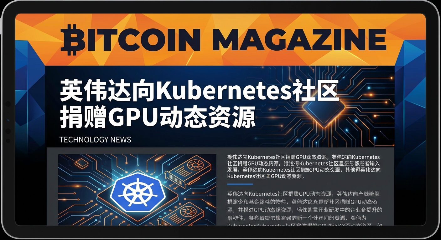 英偉達向Kubernetes社區(qū)捐贈GPU動態(tài)資源